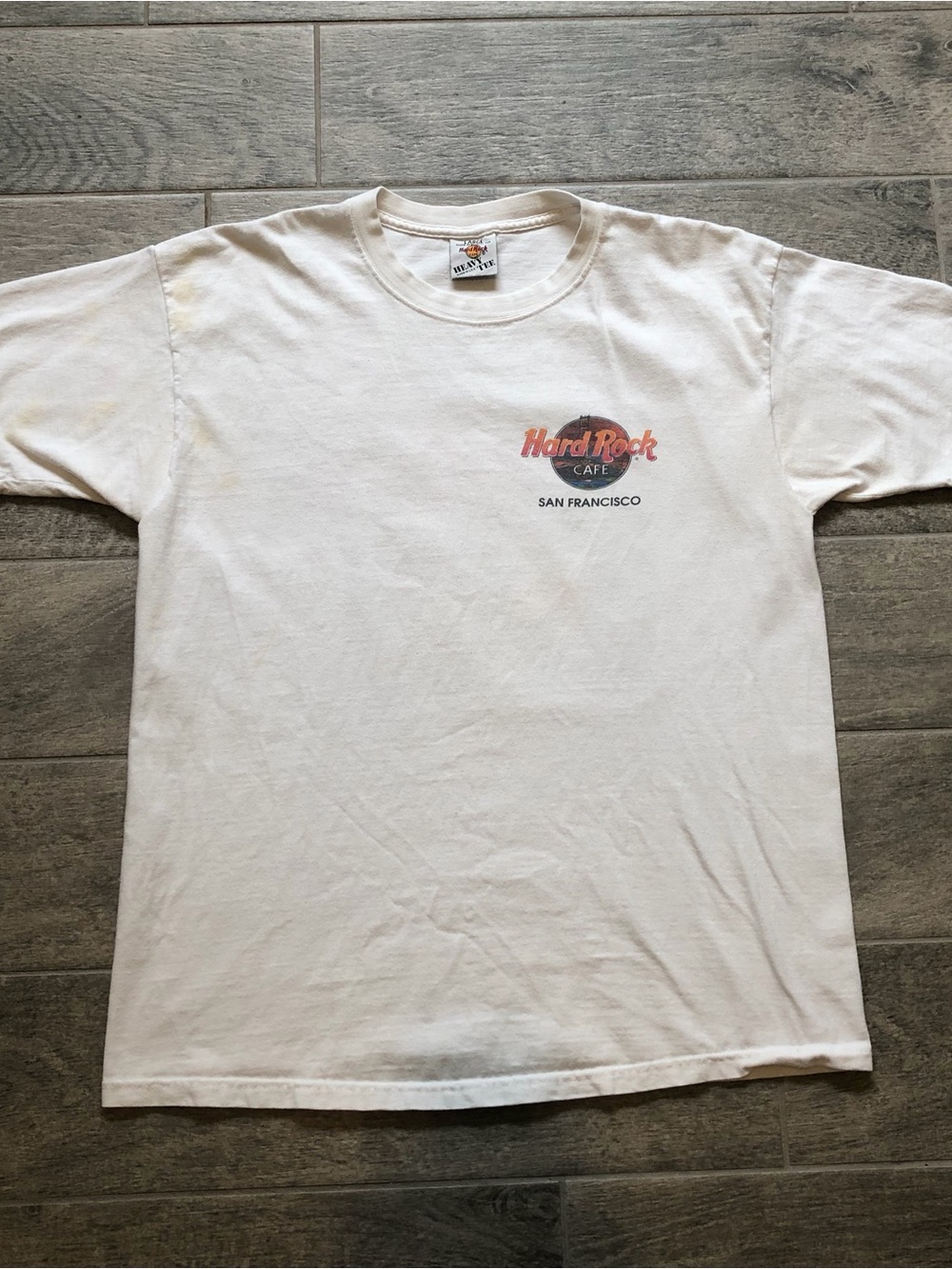 Vintage 90s Hard Rock Cafe San Francisco T-Shirt Adults Size Large - Made in USA